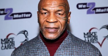 Mike Tyson was almost ironically knocked out, after comically falling off a skateboard in front of skateboard icon Tony Hawk.