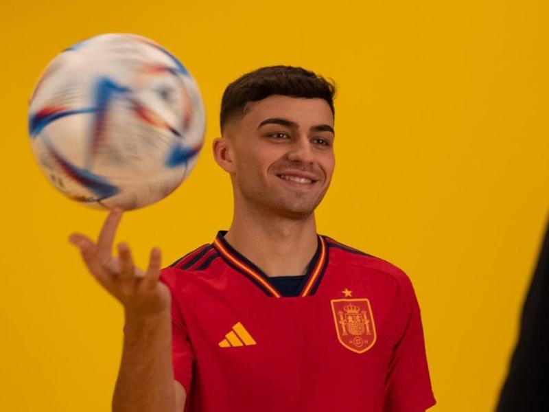 Pedri plays football at the professional level in Spain.