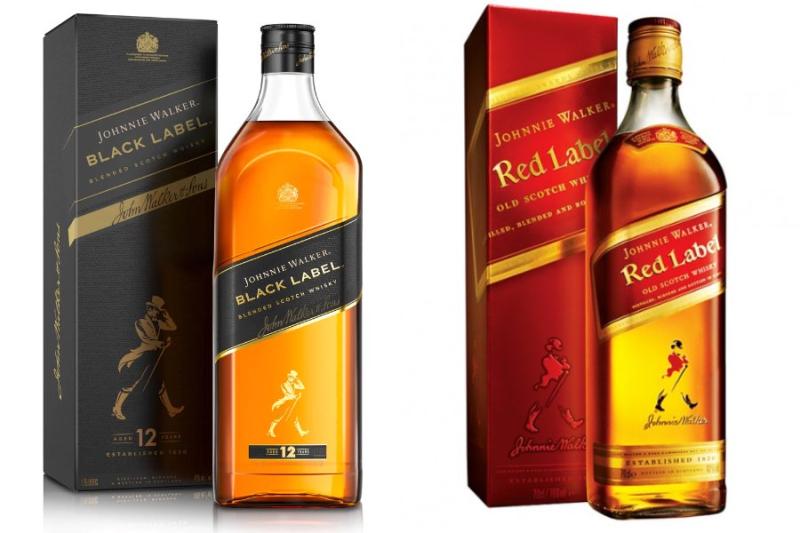 Difference Between Johnnie Walker's Black Label and Johnnie Walker's Red label