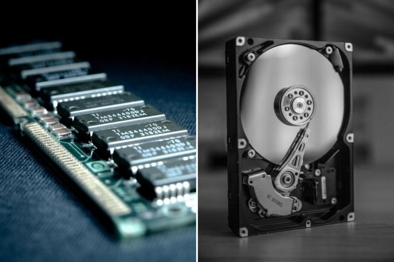 Difference Between RAM and Disk