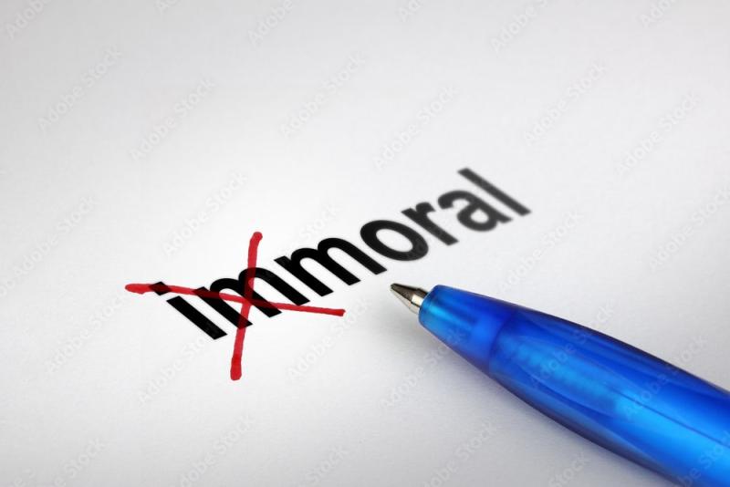 Amoral and immoral are two varied words that are used when describing the activities of individuals, and fundamentally the difference between these two can be clarified on a morality scope where amoral is placed in the middle and immoral is placed on an unfavourable point of the morality scope. Amoral is described as when an individual is not concerned with what is right or wrong. On the other hand, immoral can be described as when an individual is not adhering to the official criterion of morality. This points out that the primary difference between amora and immoral is the existence of intent or the absence of it. Furthermore, it varies in the understanding of right and wrong.